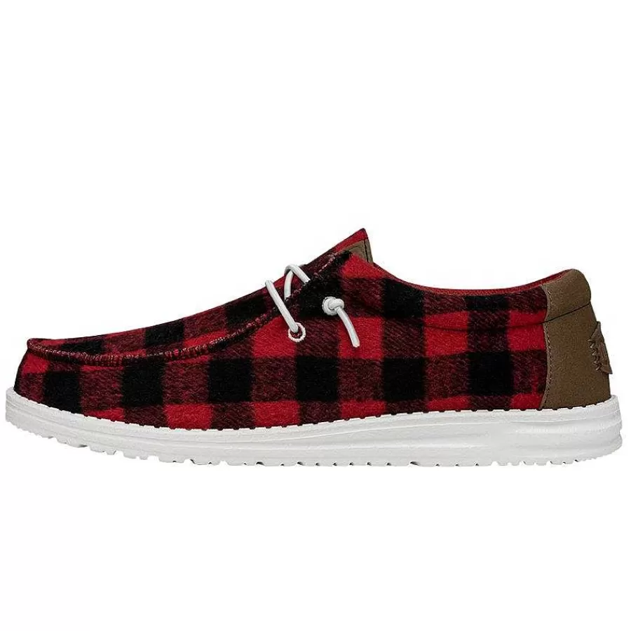 Hey Dude Wally Buffalo Plaid Store